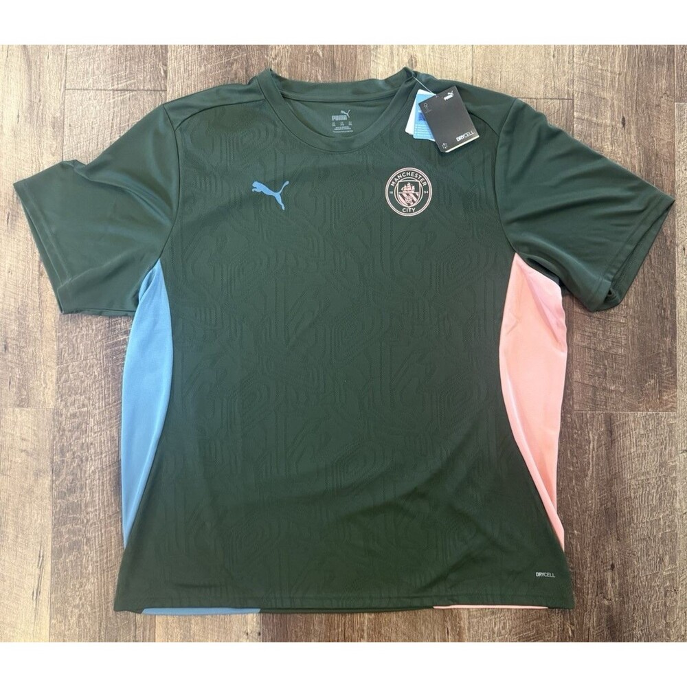 PUMA Manchester City Training Jersey MCFC (3XL) Myrtle Bold Blue Dry Cell NWT!